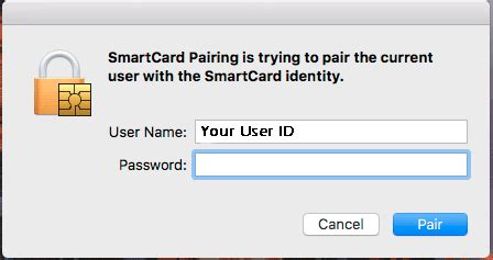 smart card pairing mac big sur|Use a smart card on Mac .